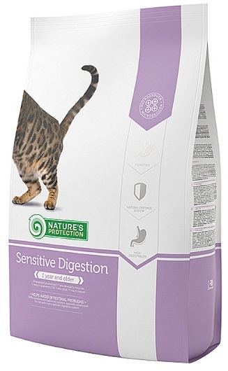 

Сухой корм для кошек Nature’s Protection Sensitive Digestion , домашняя птица, 0.4кг, Sensitive Digestion