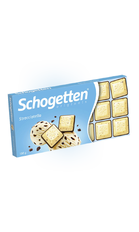 

Шоколад Schogetten Stracciatella 100 гр Упаковка 15 шт
