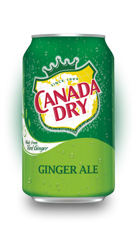 Напиток газированный Canada Dry Ginger Ale 0.33л Упаковка 24 шт