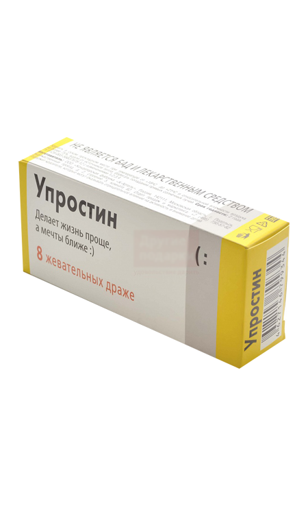 

Жевательные драже Упростин 44 гр Упаковка 30 шт