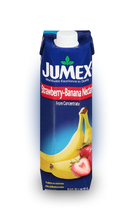 Нектар Jumex со вкусом клубника-банана 1000 мл Упаковка 12 шт