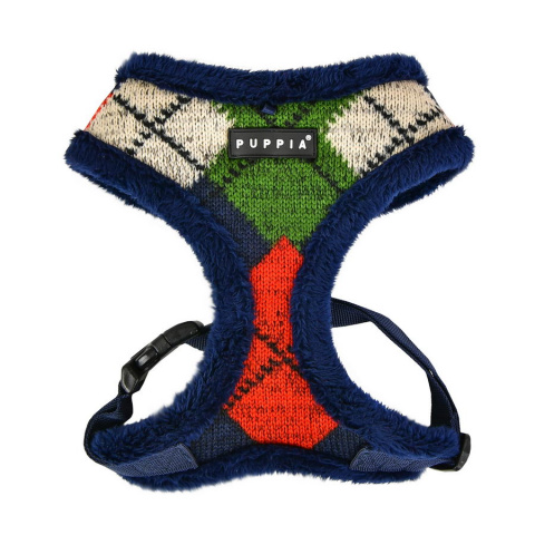 

Шлейка для собак Puppia Jolly XL, полиэстер, синий, утепленная, Jolly