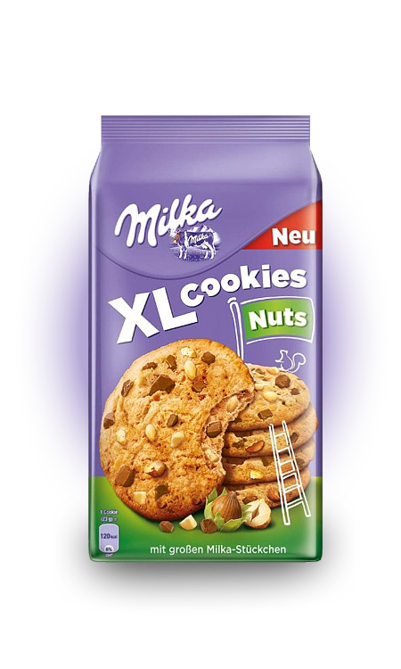 фото Milka cookies hazelnuts 184 грамм упаковка 10 шт