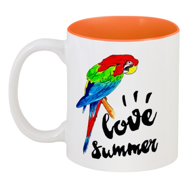 

Кружка Printio цветная внутри Love summer