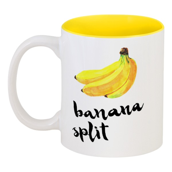 

Кружка Printio цветная внутри Banana split
