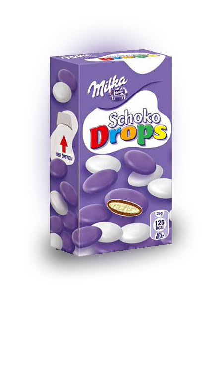 

Milka Milkinis Schoko Drops 42 грамм Упаковка 21 шт