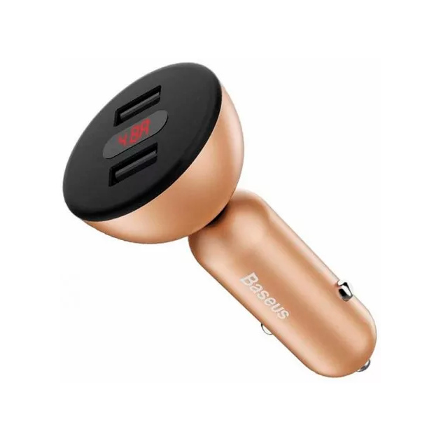 

АЗУ Baseus Shake-head Digital Display Car Charger CCALL-YT0V (Золотой)