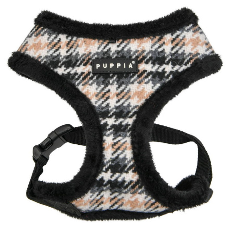 Шлейка для собак Puppia Kellen XL, полиэстер, черный, утепленная