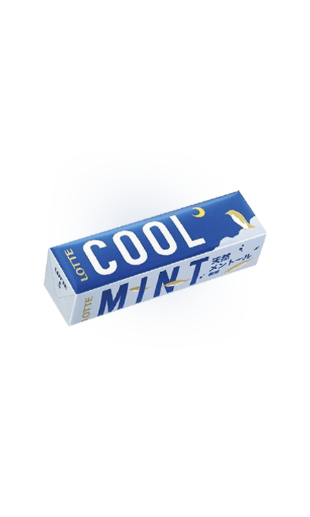 фото Жвачка lotte cool mint 31 грамм упаковка 15 шт