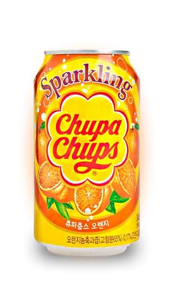 фото Напиток chupa chups sparkling orange 0.345л упаковка 24 шт