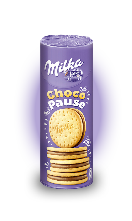 фото Milka choco pause cookies 260 грамм упаковка 18 шт