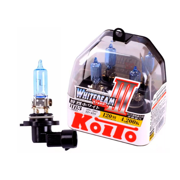 Лампа высокотемпературная Koito Whitebeam 9005 (HB3) (2 шт.)