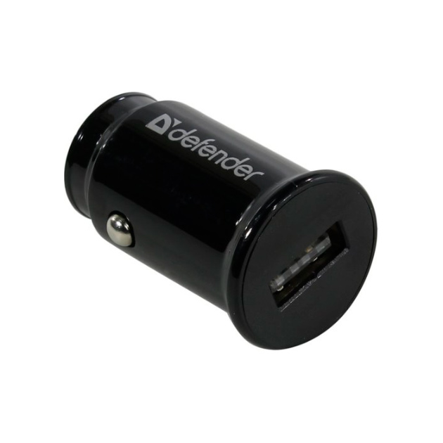 

Автомобильный адаптер Defender UCA-12 черный, 1xUSB, 5V/1А