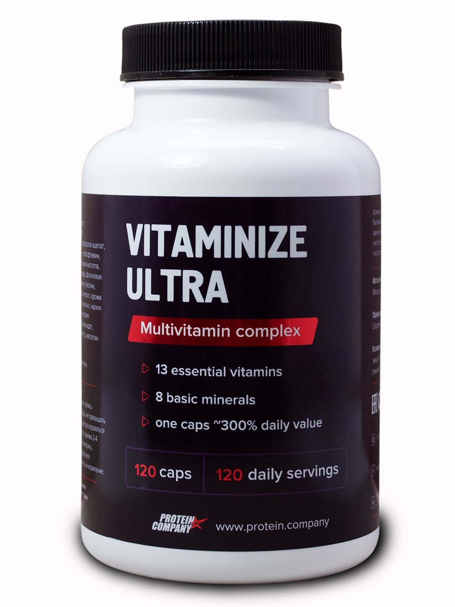 фото Витаминно-минеральный комплекс protein.company vitaminize ultra 120 капсул