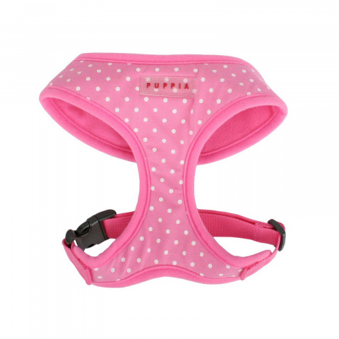 

Шлейка для собак Puppia Dotty M, полиэстер, розовый, Dotty