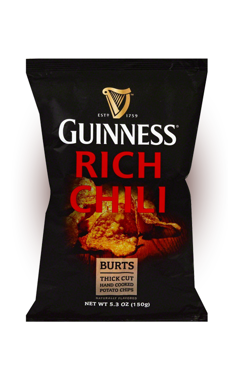 Чипсы BURTS Guinness Rich Chilli 150 гр Упаковка 10 шт