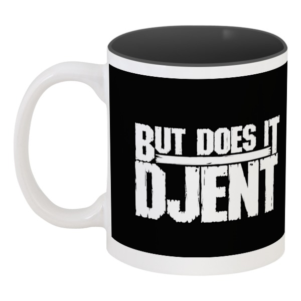 

Кружка Printio цветная внутри But does it djent