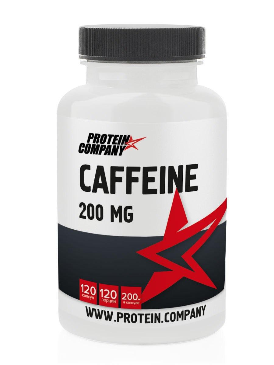 Энергетик PROTEIN.COMPANY Caffeine 200, 120 капсул, без вкуса