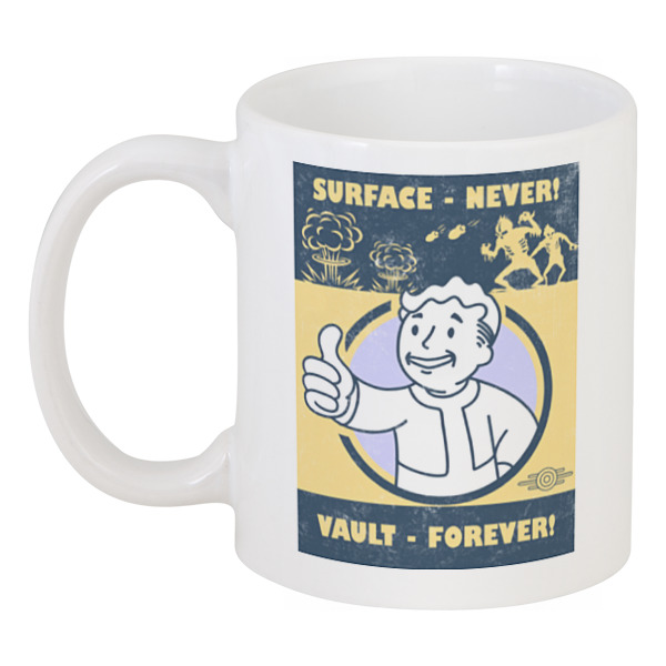 

Кружка Printio Fallout. vault - forever!, Разноцветный