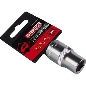 

Головка 1/2" 12 мм (6 гранная) АВТОМTOOL РROFFI DIN3124 CrV высота 41