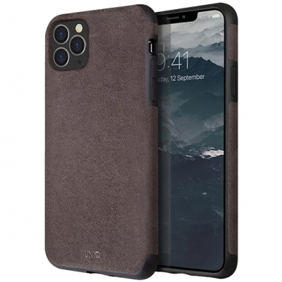 фото Чехол uniq sueve для apple iphone 11 pro max grey