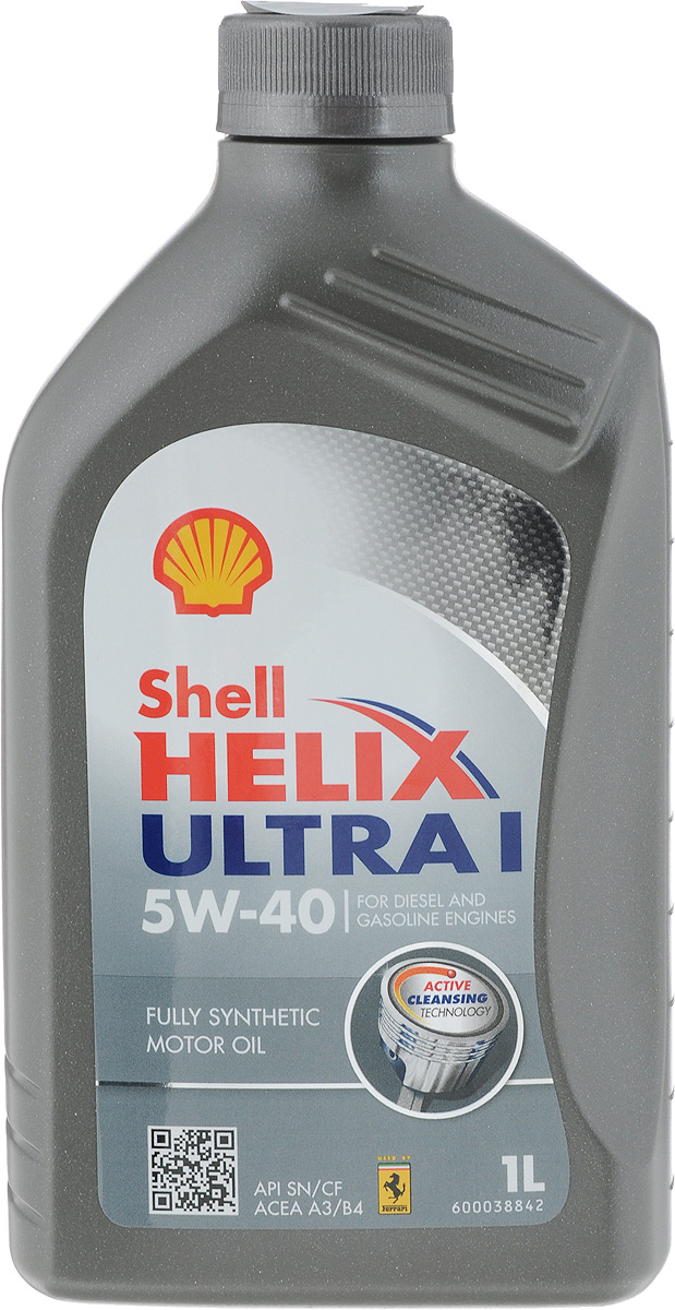 фото Моторное масло shell helix ultra l 5w40 1 л