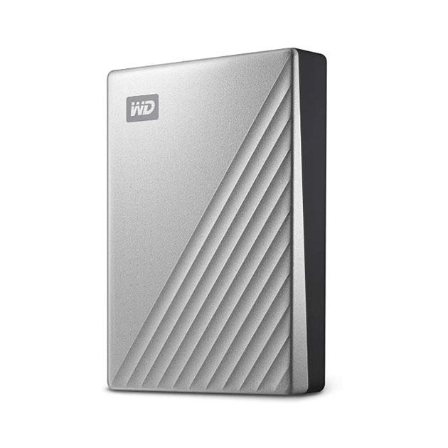 фото Внешний жесткий диск wd 4tb my passport ultra silver (wdbftm0040bsl-wesn)