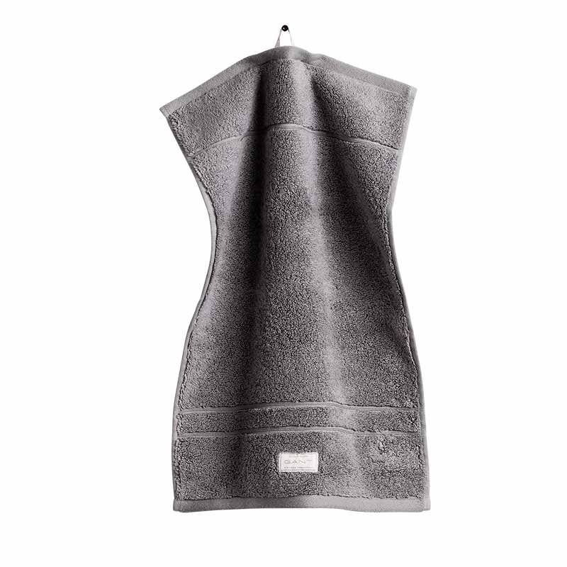 фото Полотенце gant home organic premium towel 30x50см, цвет графит