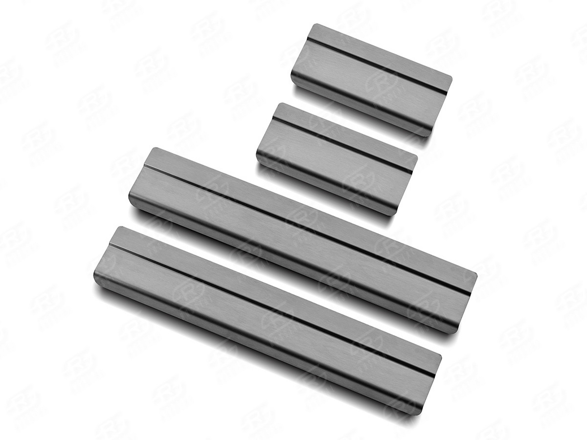 фото Накладки на пороги russtal (нерж., шлиф) mzdcx517-02