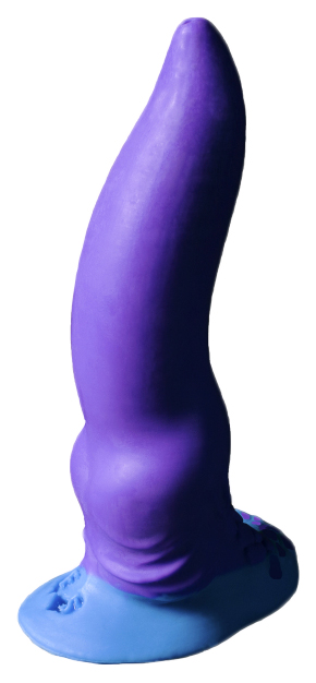 Фиолетовый фаллоимитатор Зорг mini 17 см Erasexa