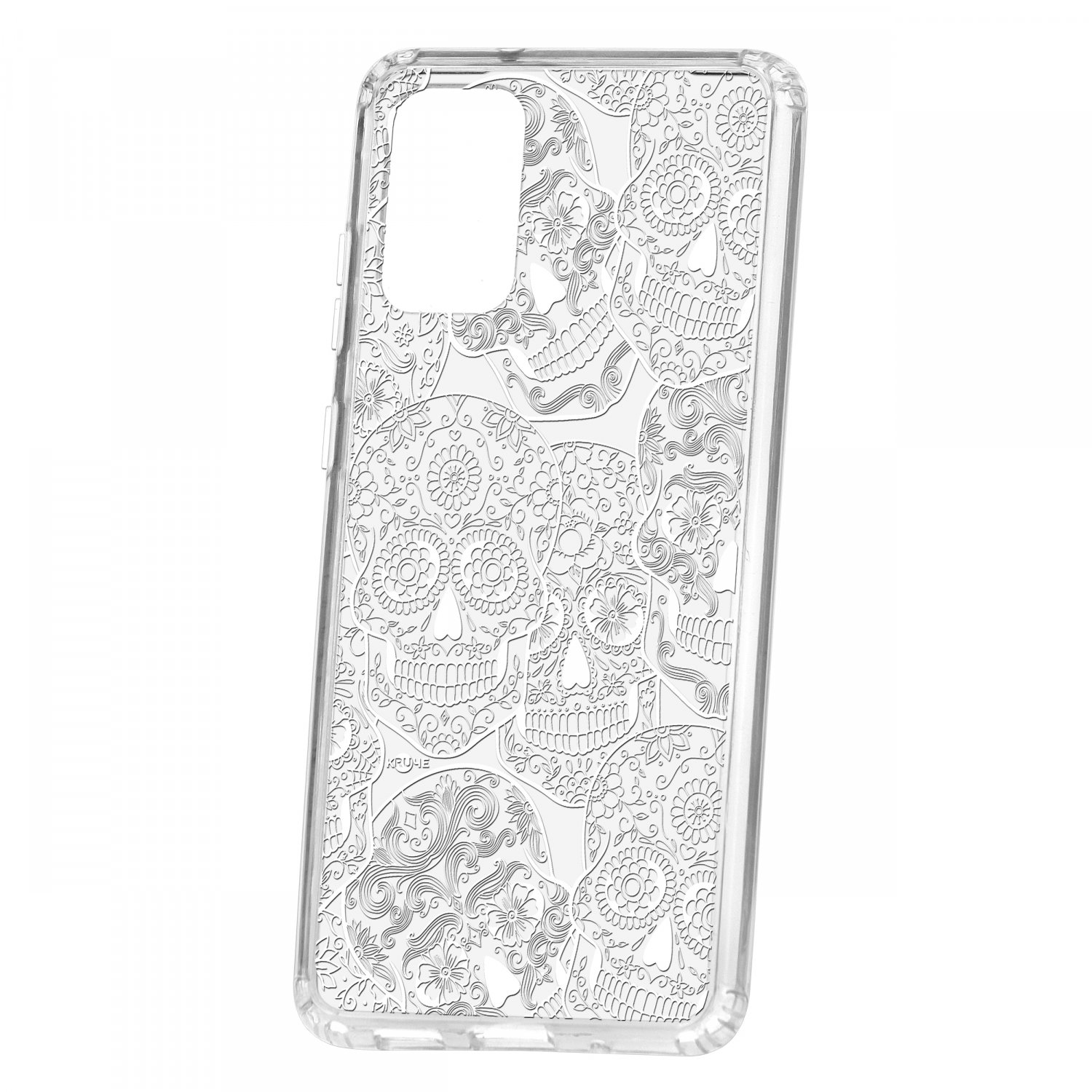 фото Чехол kruche samsung galaxy s20 plus print skull white кruче