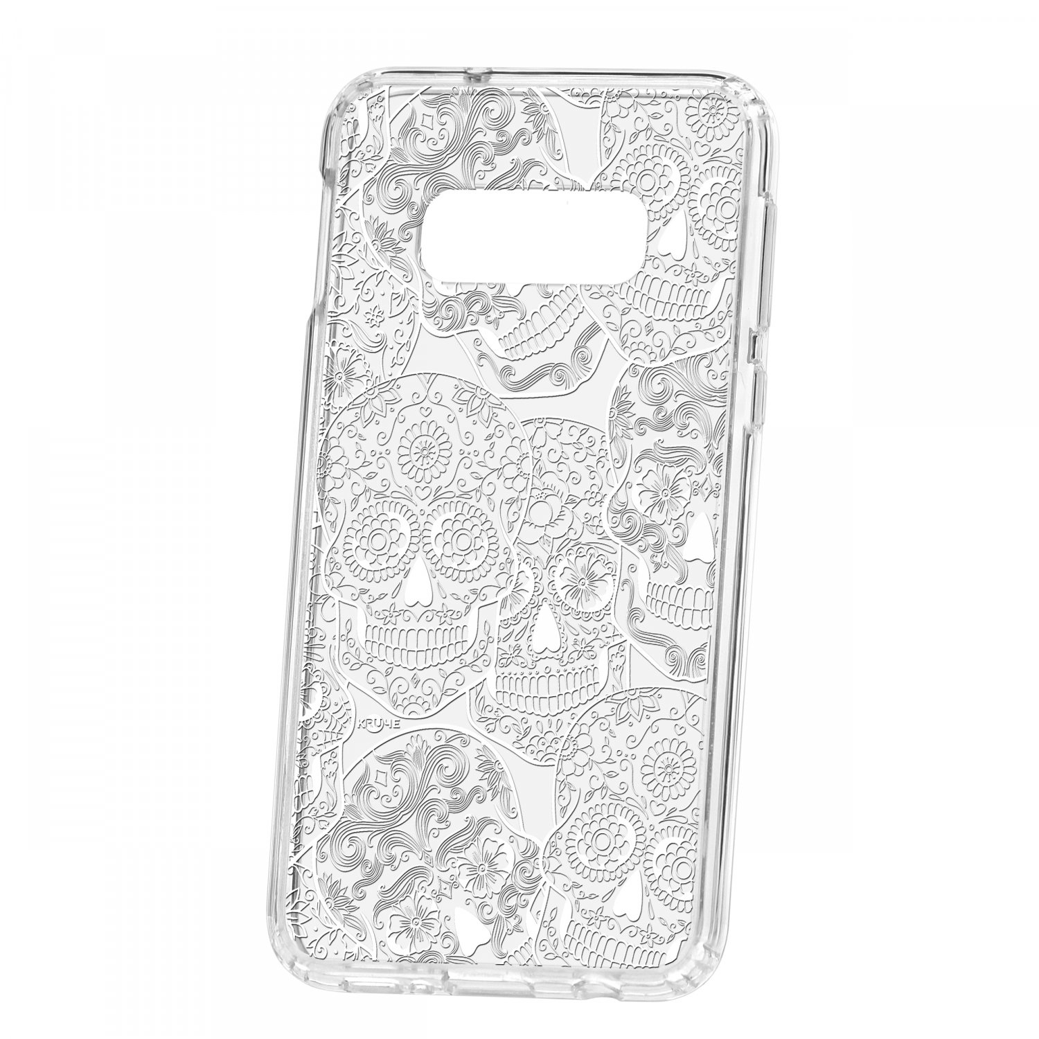 фото Чехол для samsung galaxy s10e кruче print skull white