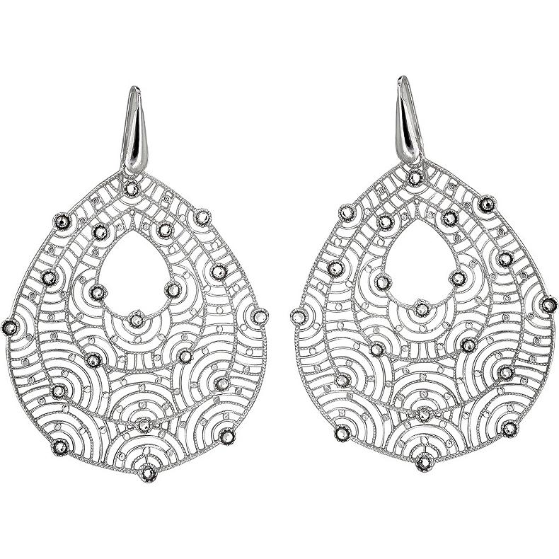 

Серьги женские из серебра Эстет П4С159299, swarovski, П4С159299