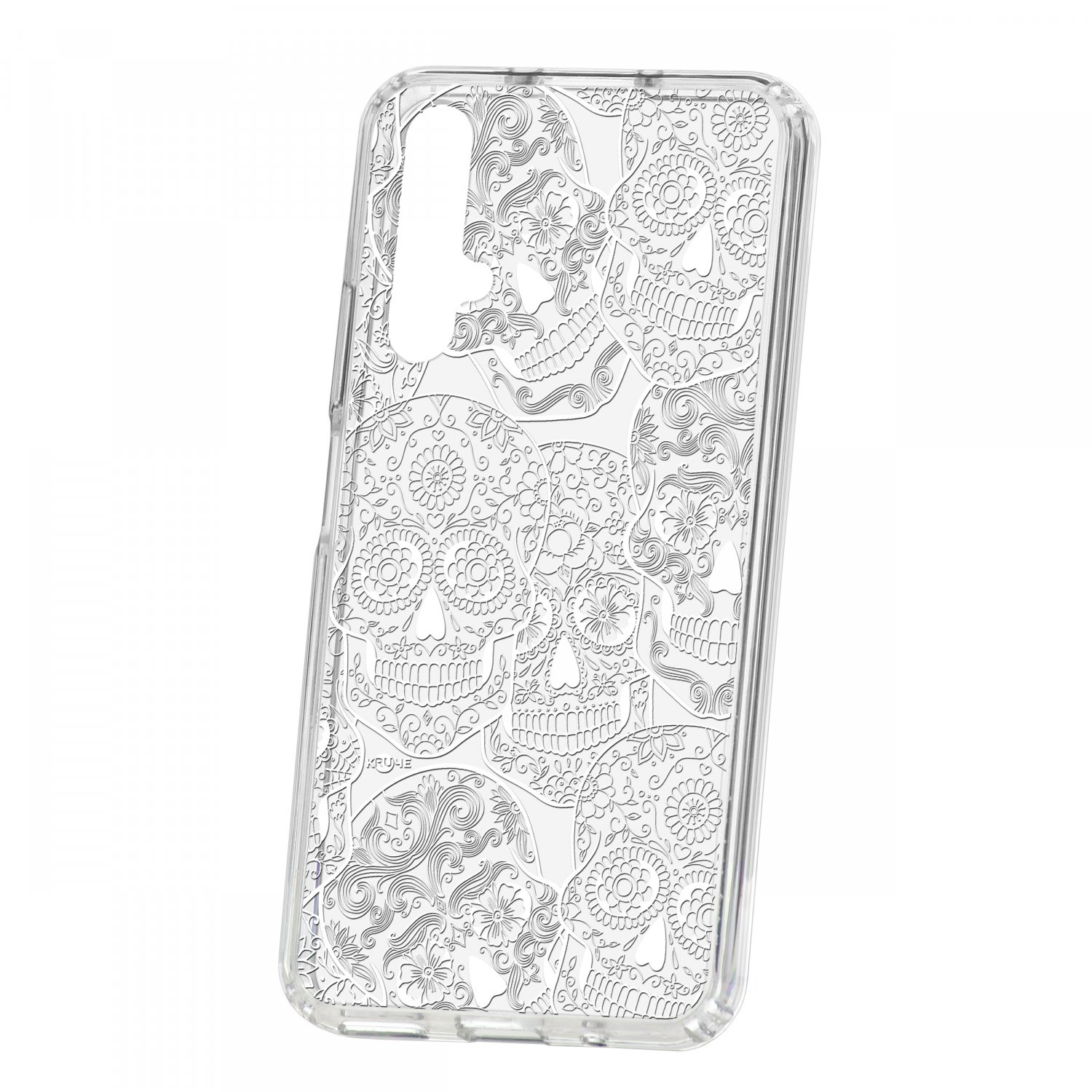 Чехол для Huawei Honor 20 КRUЧЕ Print Skull White