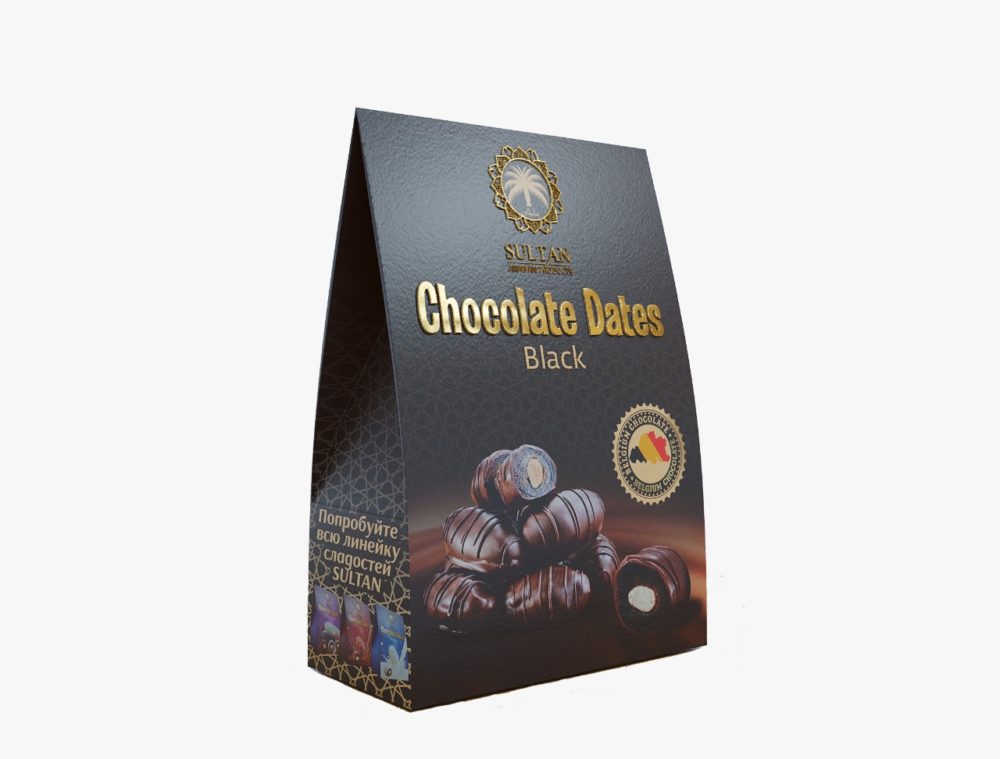 Финики с миндалем в шоколаде Chocolate Dates black 100 г