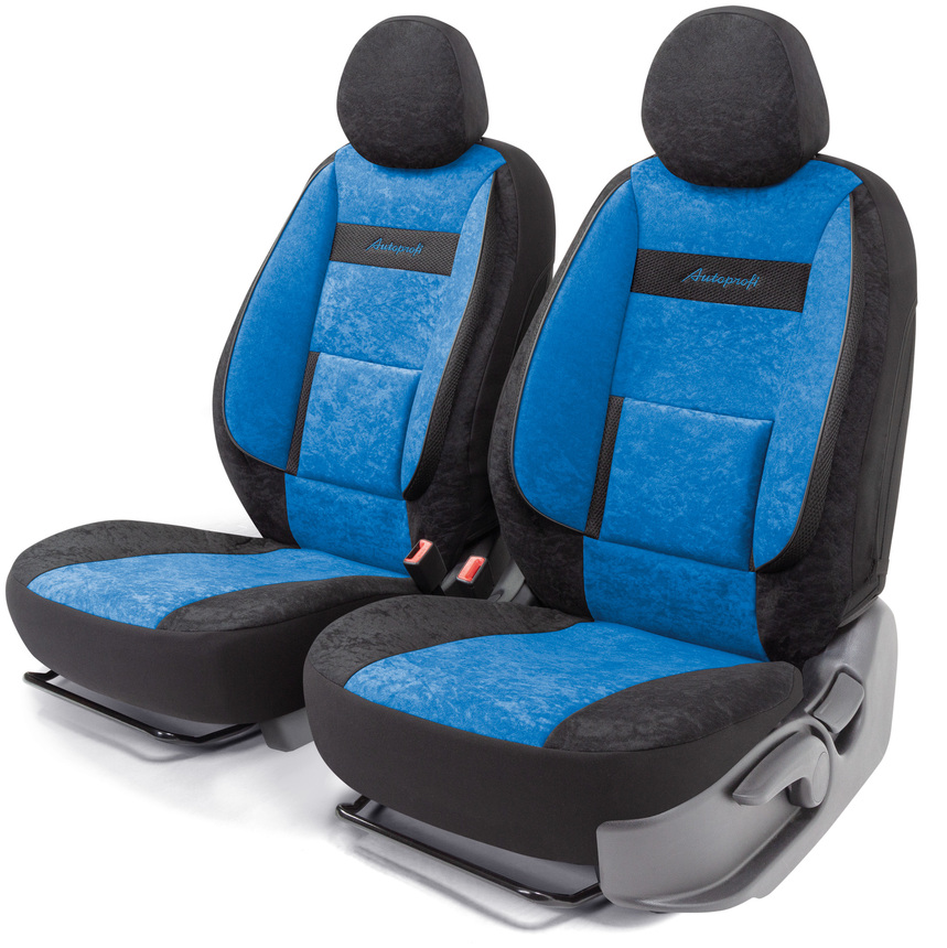 фото Комплект чехлов на сиденья comfort, материал велюр com-0405 bk/bl autoprofi