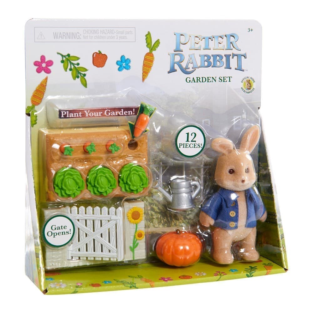 фото Набор игрушек питер кролик приключения на огороде peter rabbit garden set just play 16190