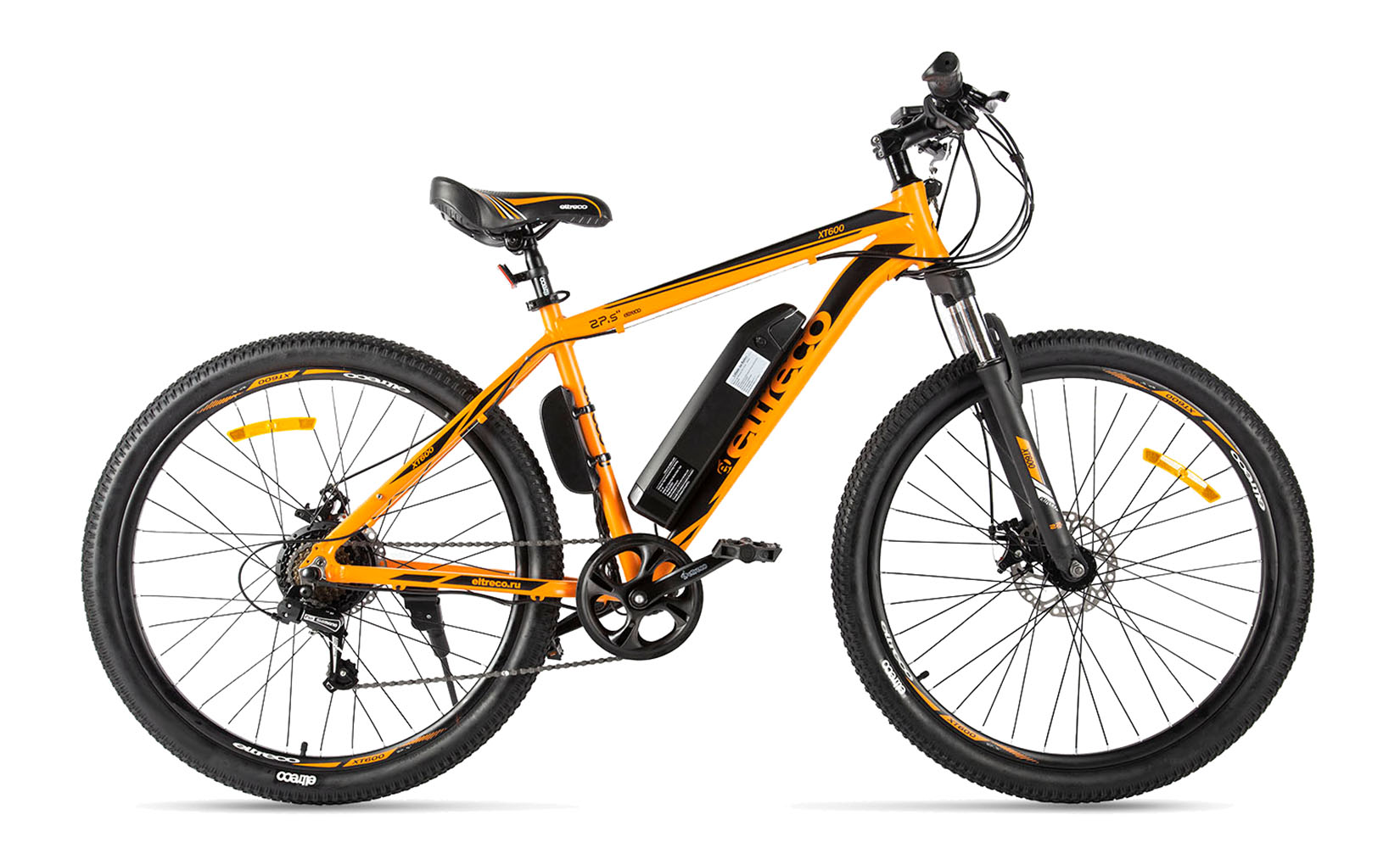 

Электровелосипед Eltreco XT 600 2020 18" orange/black, XT 600