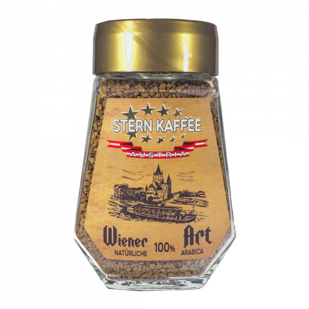 

Кофе Sternkaffee "Wiener Art", молотый в растворимом, сублимированный, 100 гр