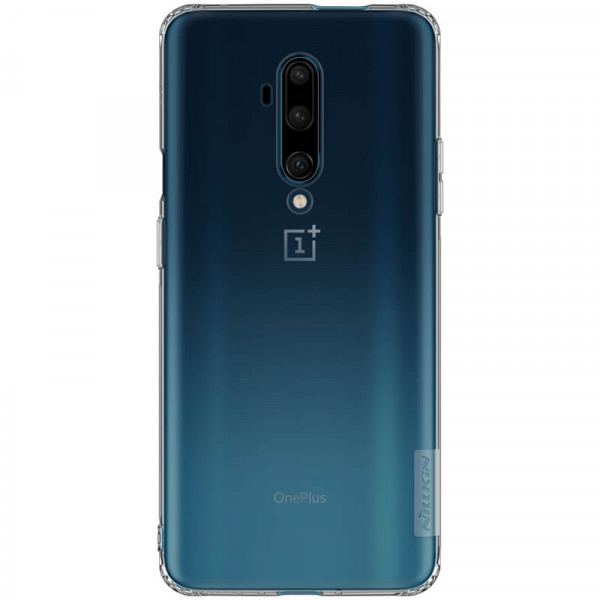 фото Tpu чехол nillkin nature series для oneplus 7t pro (серый (прозрачный))