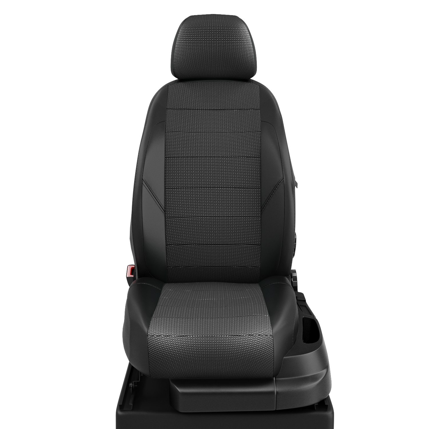 

Авточехлы AVTOLIDER1 Citroen C-elysee 2013-н.в. CI04-0601-KK8, Серый;черный