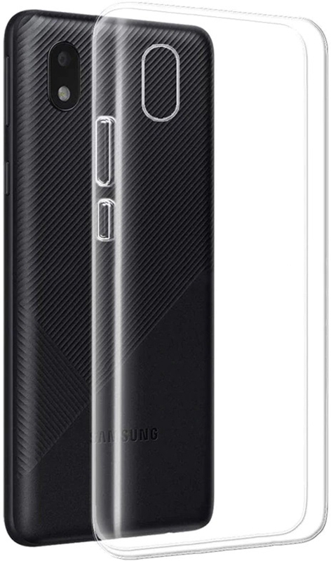 Силиконовый прозрачный чехол для Samsung Galaxy A01 Core