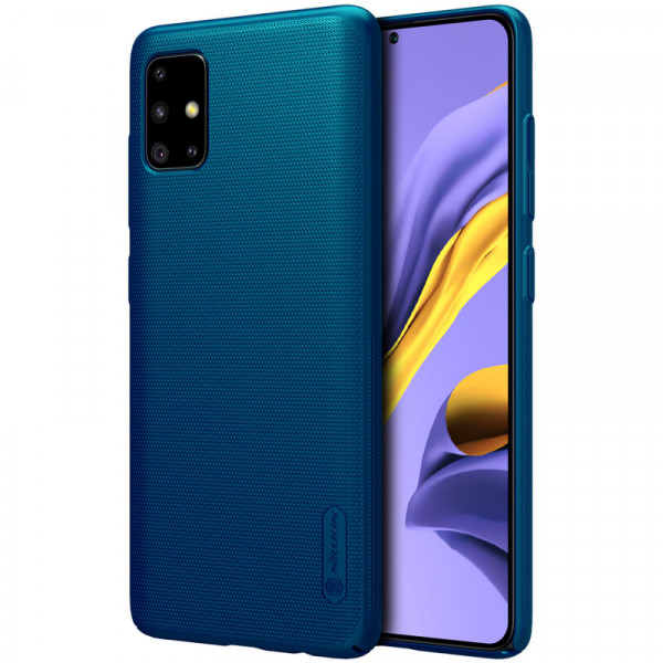 фото Чехол nillkin matte для samsung galaxy a51 (a515f) (бирюзовый / peacock blue)