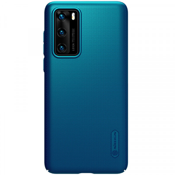 фото Чехол nillkin matte для huawei p40 (бирюзовый / peacock blue)