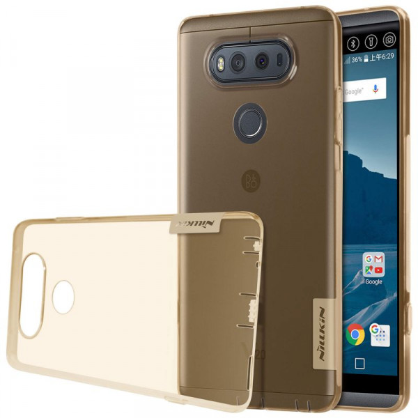 фото Tpu чехол nillkin nature series для lg h990 v20 (золотой)