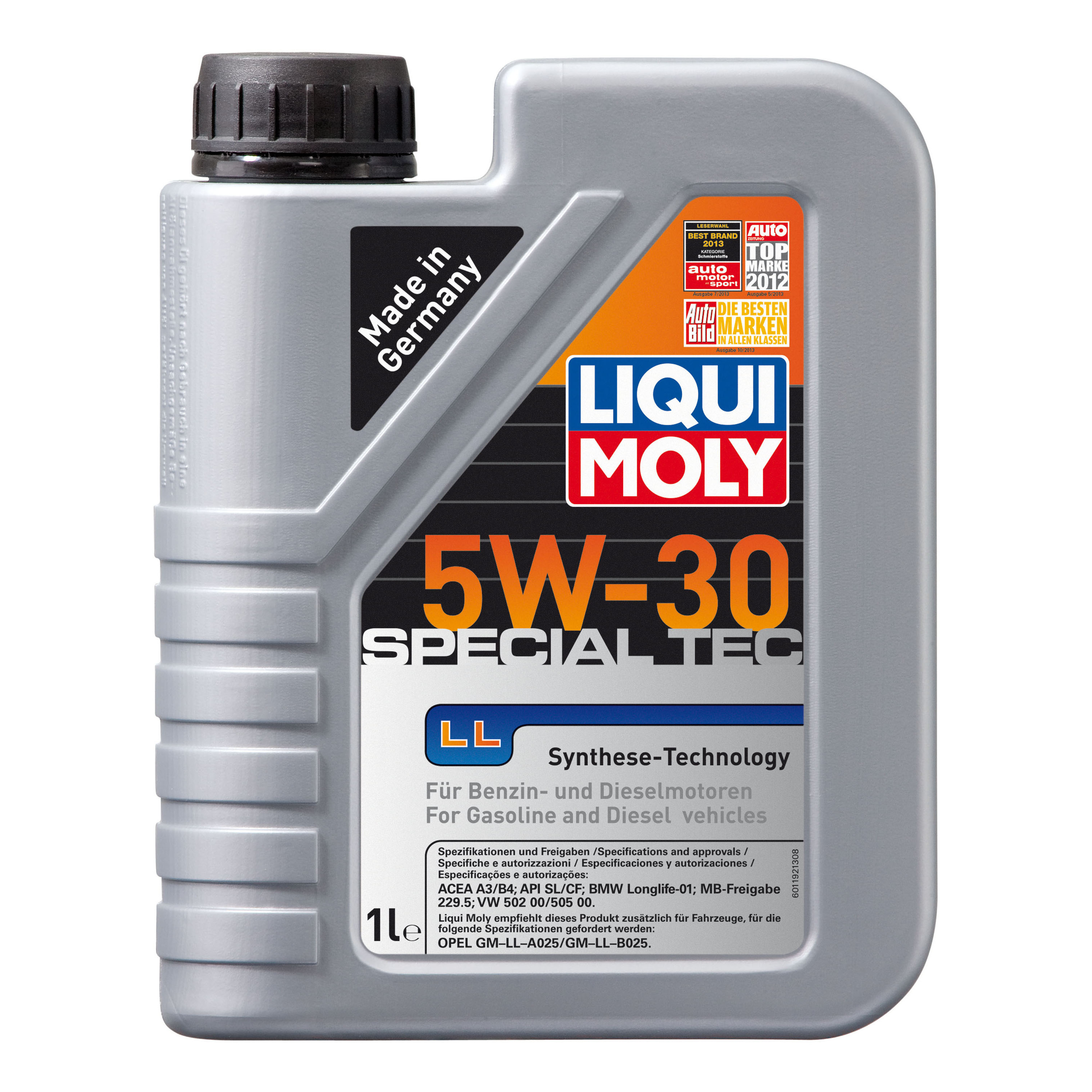 фото Моторное масло liqui moly leichtlauf special ll sae 5w-30 (1л)