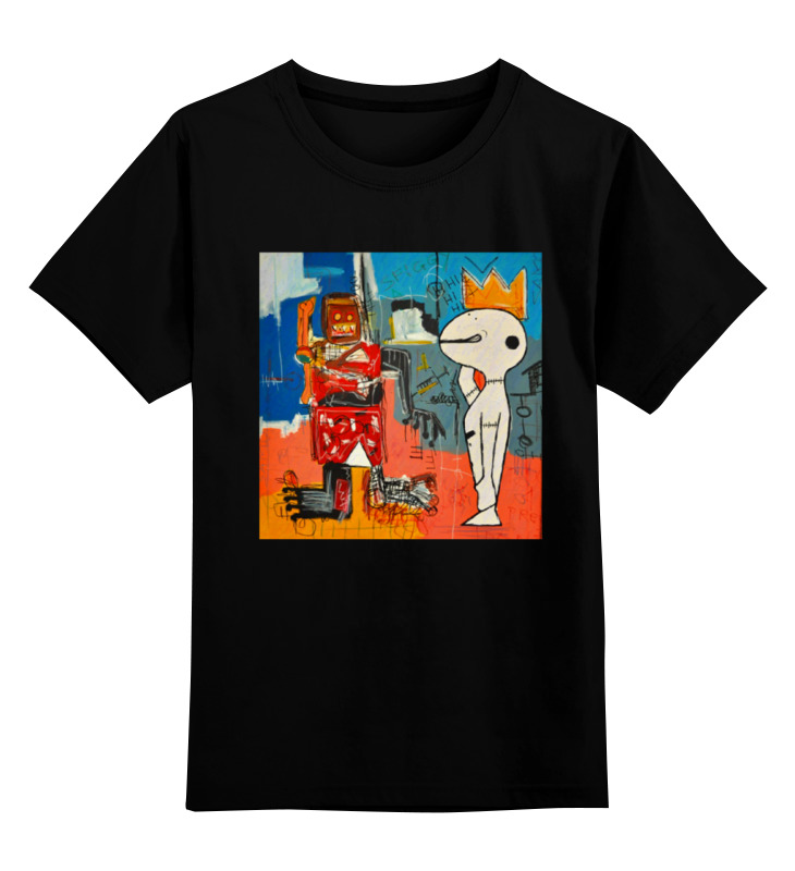 

Детская футболка классическая Printio Basquiat, р. 164, Черный, 0000000709784