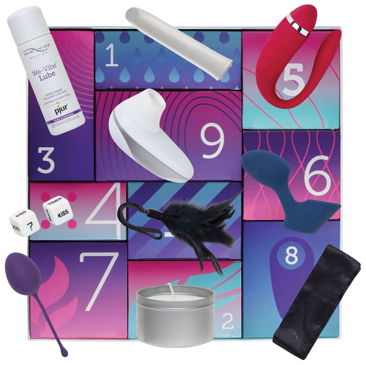 фото Набор we-vibe discover gift box 10 предметов