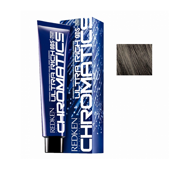 фото Краска для волос redken chromatics ultra rich ash blue 6ab 60 мл