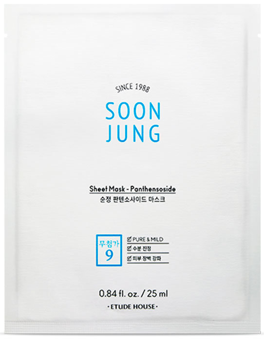 

Тканевая маска Etude Soon Jung Sheet Mask Panthensoside 25 мл